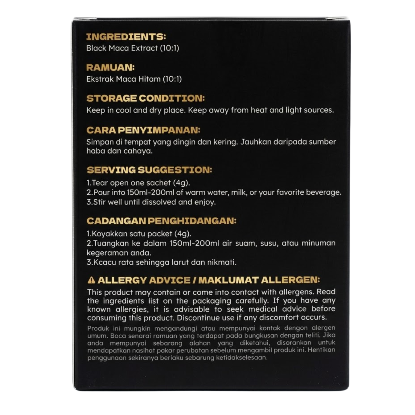 Black Maca Extract