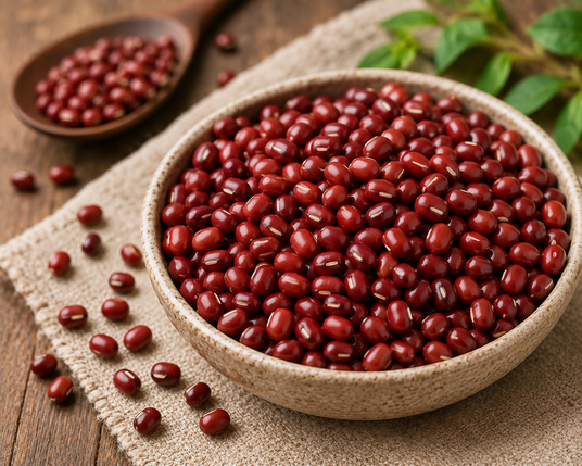 Fresh red azuki bean