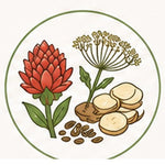 A 5-botanical blend icon