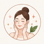 Radiant healthy-looking skin icon