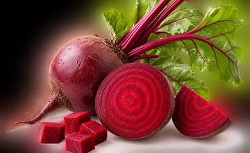Fresh beetroot